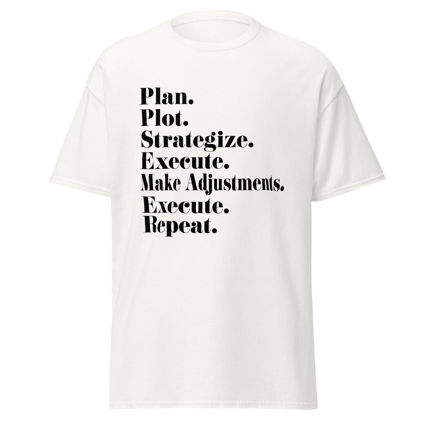 Front view of the 7 Steps to Success T-Shirt by Highlife™ featuring inspirational design